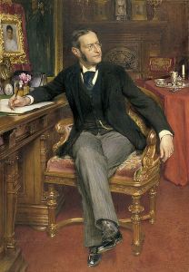 Another perfectly-worded phrase was shattered by the children's ruckus in the other room. (image via wikimedia)