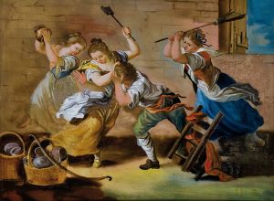 If a guy says the word bitch at the wrong time, this can happen. (image via wikimedia)